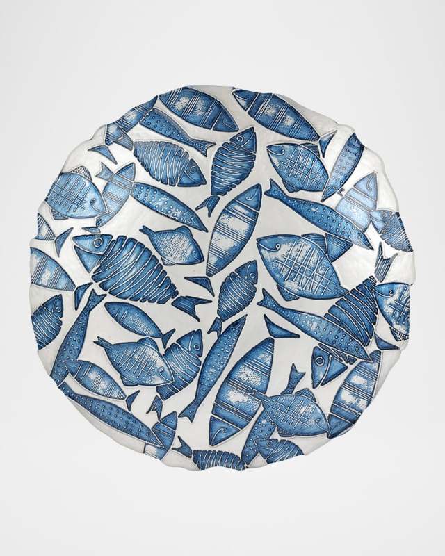 Isola Glass Shallow Bowl